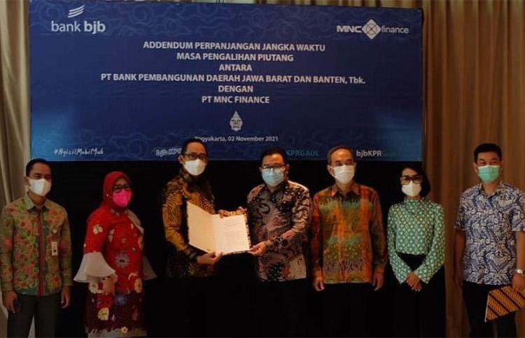 Sepakat, MNC Finance dan BJB Tandatangani Perpanjangan Pembelian Piutang