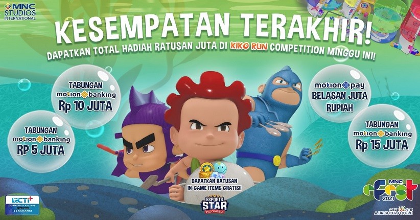 Registrasi Kiko Run Competition Masih Dibuka, Menangkan Ratusan Juta Rupiah Pekan Ini