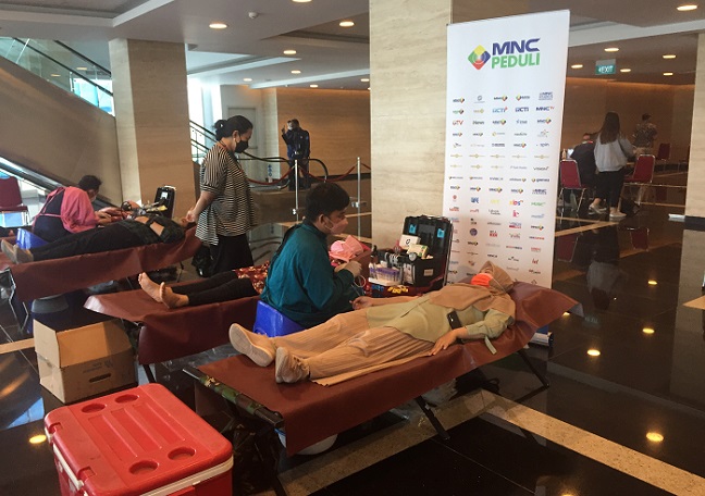 Dapat Pasokan Donor Darah dari Karyawan MNC Studios, Humas PMI Depok: Alhamdulillah