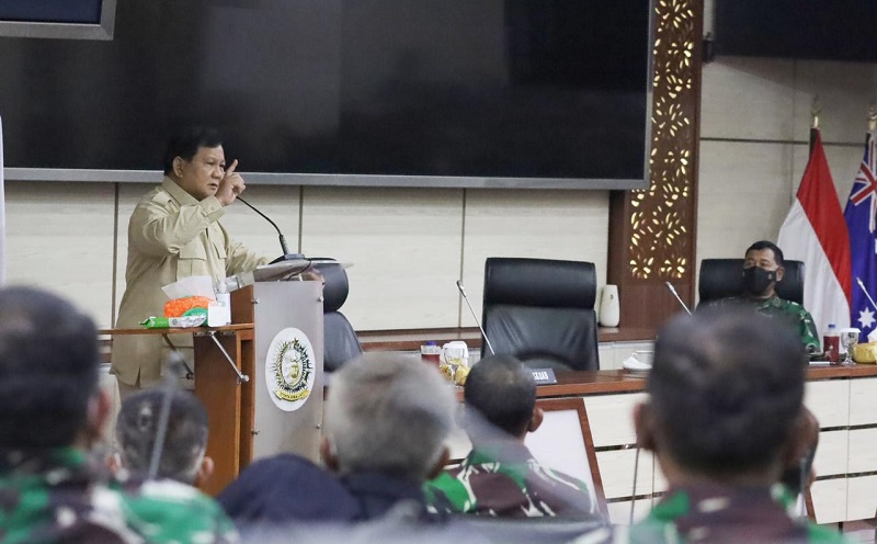 Di Hadapan Perwira Siswa, Prabowo: Prajurit TNI Harus Dekat dengan Rakyat