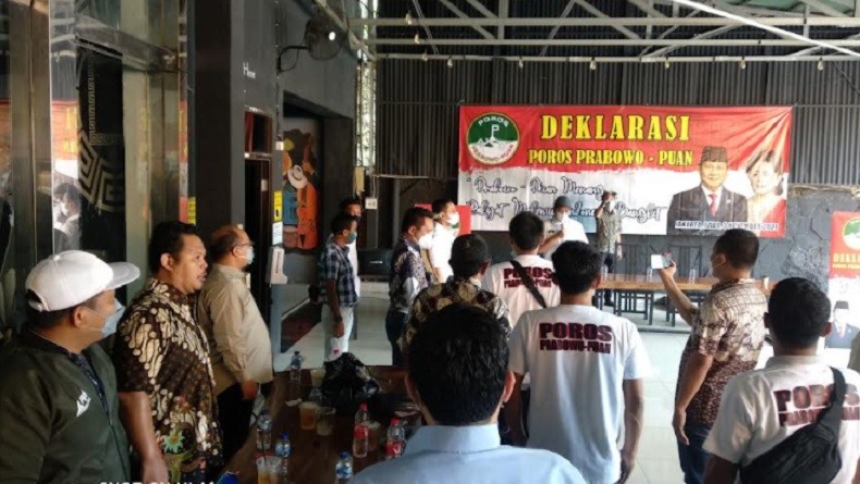 Relawan Deklarasi Prabowo-Puan Maju Pilpres 2024