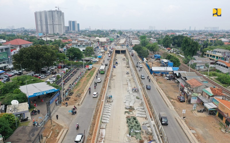 Underpass Bulak Kapal Bekasi Siap Beroperasi Akhir Tahun 2021