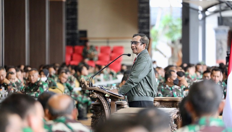 Mahfud MD Minta TNI Jaga Netralitas Jelang Pemilu 2024