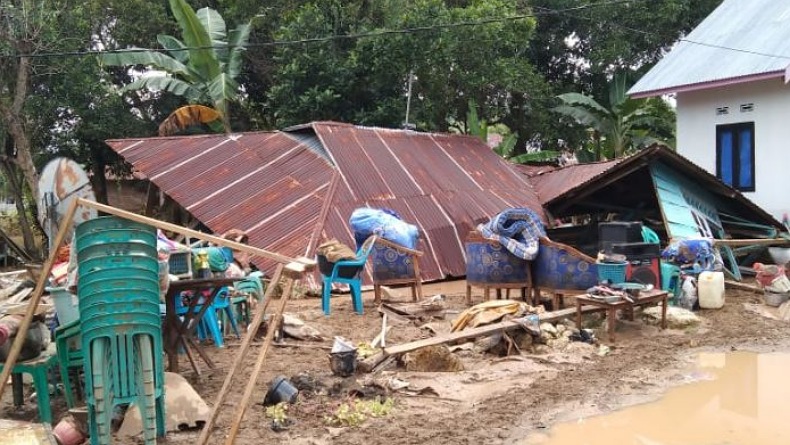 Banjir Terjang Sejumlah Desa di Gorontalo Utara, 20 Rumah Rusak Berat 