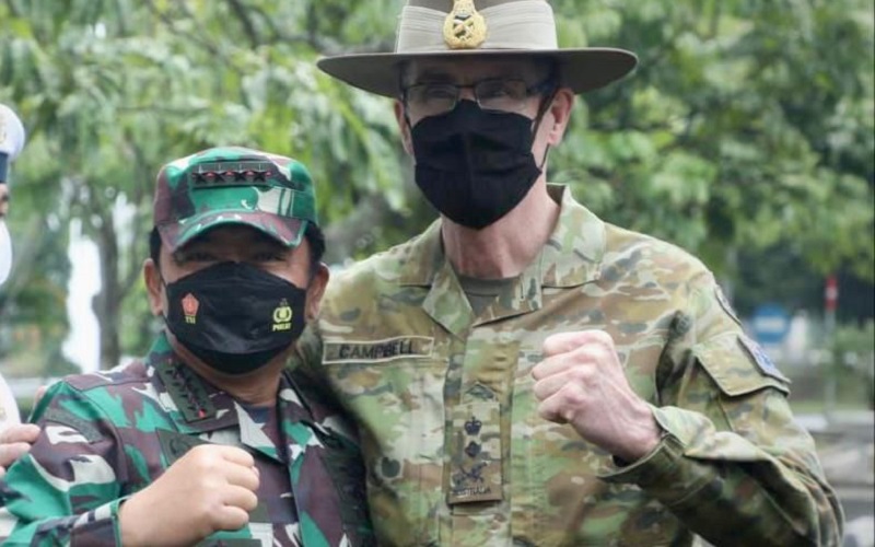 Panglima TNI dan Panglima AB Australia Bertemu di Cilangkap, Saling Apresiasi dan Bahas Penguatan Kerja Sama