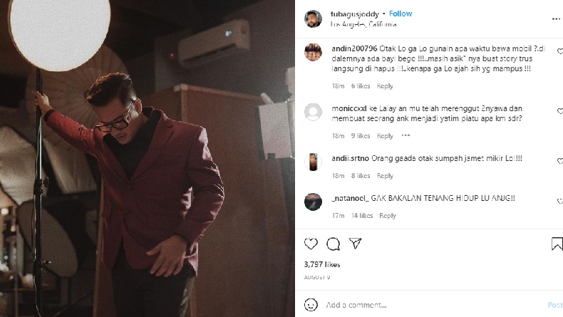 Sopir Vanessa Tubagus Joddy Disebut Jamet, Netizen: Itu Ada Bayi di Dalam Mobil