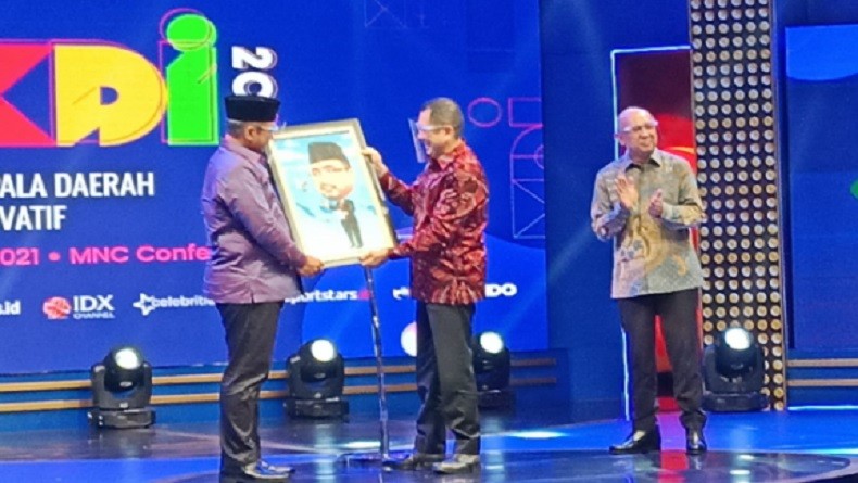 Hadiri Malam Puncak Penganugerahan Kepala Daerah Inovatif 2021, Menag: Luar Biasa MNC