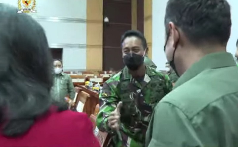 Jenderal Andika Perkasa Jelaskan Visi TNI Adalah Kita saat Jalani Fit and Proper Test