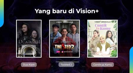 Ini Original Series Terbaru di Vision+, Ada Horor Twisted 2 hingga Drama Romantis Cantik Ya Kamu