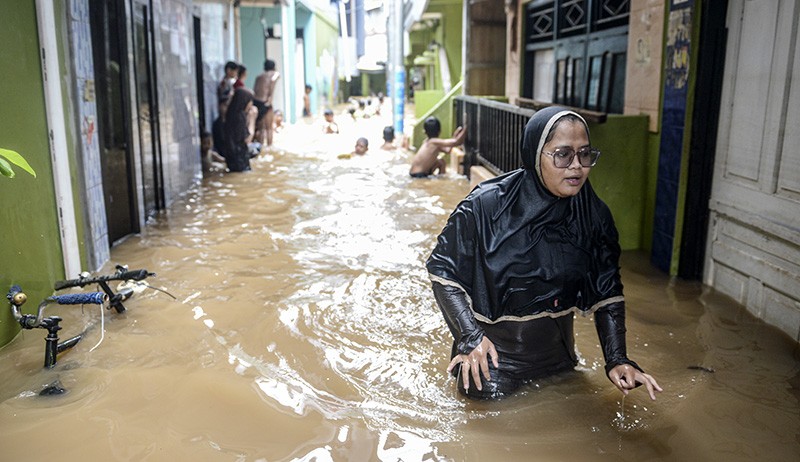 Titik Banjir DKI Jakarta Berkurang Jadi 83 RT, Terbanyak di Jakarta Timur