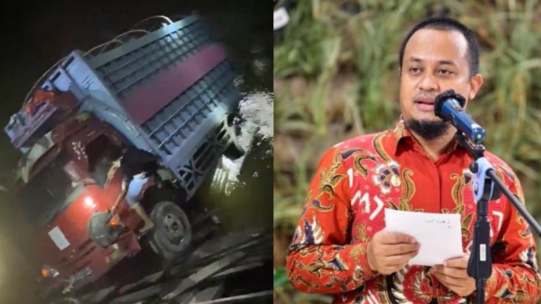 Jembatan Alternatif Roboh, Andi Sudirman Sulaiman: Segera Dibangun yang Baru