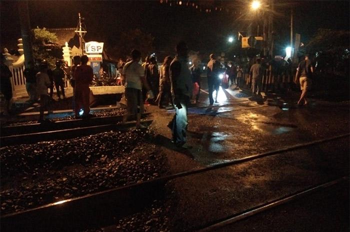 Tertabrak Kereta Api Argo Dwipangga Tubuh Kakek di Sleman Hancur