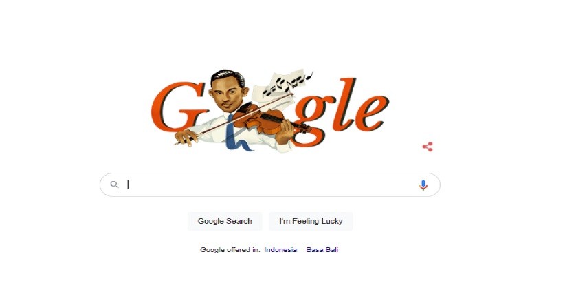 Google Kenang Ismail Marzuki di Hari Pahlawan lewat Doodle Hari Ini 