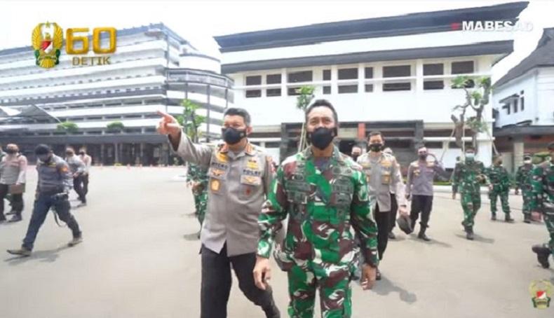 Jenderal Bintang 3 Polisi Datangi Jenderal TNI Andika Perkasa di Mabesad, Ada Apa?