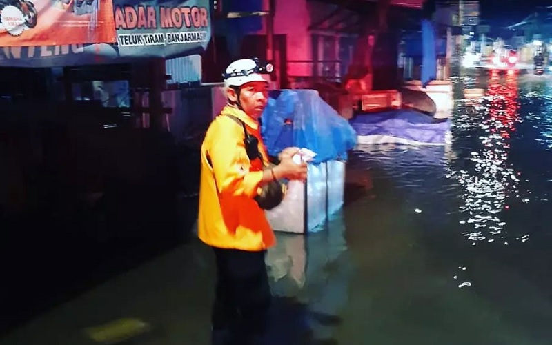Banjir Rob akibat La Nina di Banjarmasin Meluas, Ini Daftar 15 Titik Tergenang