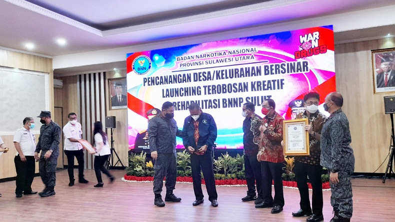Kasus Narkotika Memprihatinkan, Kepala BNN Canangkan Desa dan Kelurahan Bersinar di Sulut 