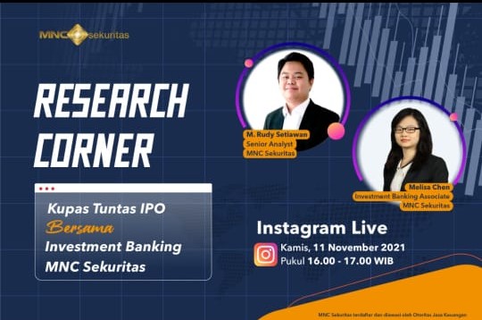 Ingin Tahu Proses dan Alasan IPO Sebuah Perusahaan? Cek IG Live MNC Sekuritas Sore Ini Pukul 16.00