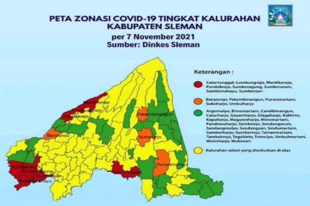 Waduh, Kelurahan di Sleman yang Masuk Zona Merah Covid-19 Naik Dua Kali Lipat