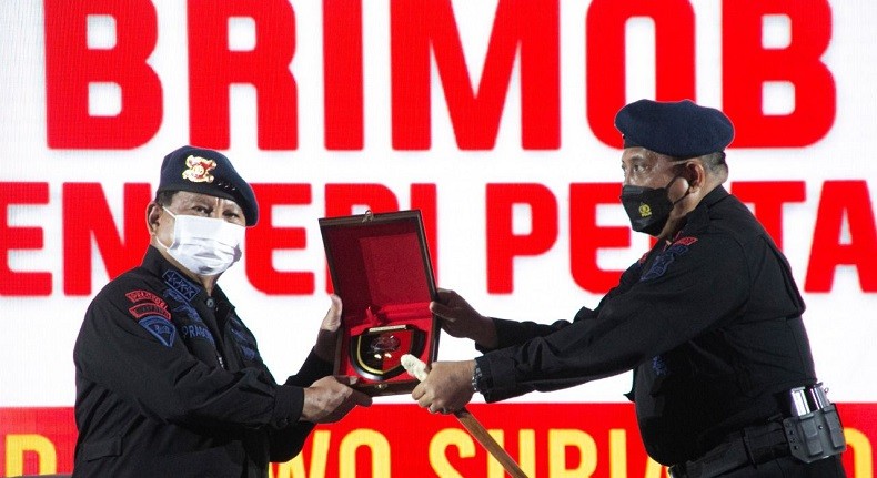 Jadi Warga Kehormatan Korps Brimob, Prabowo Subianto Ceritakan Asal-usul Namanya