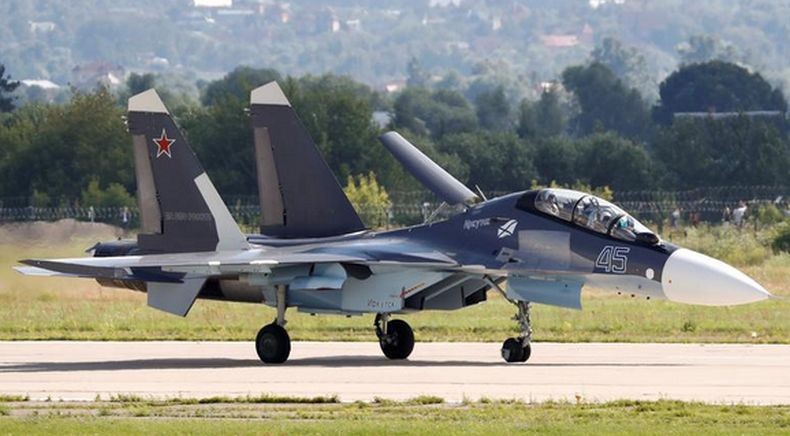 Makin Tegang, Jet Tempur Su-30 Rusia Cegat Pesawat Mata-Mata Inggris di Krimea