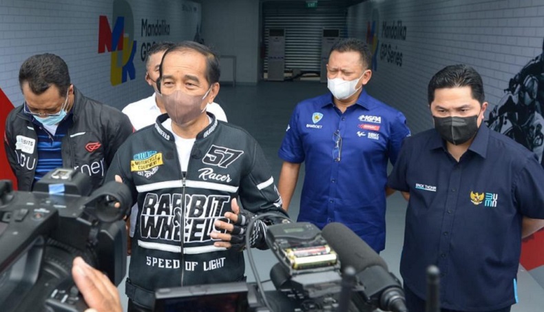 Resmikan Sirkuit Mandalika, Jokowi : Semuanya Siap Digunakan untuk Ajang Balap Kelas Dunia