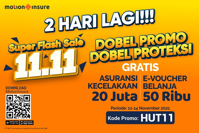 4 Tips Proteksi Kesehatan dari MotionInsure, Cek Super Flash Sale 11.11 yang Serba Dobel di Sini
