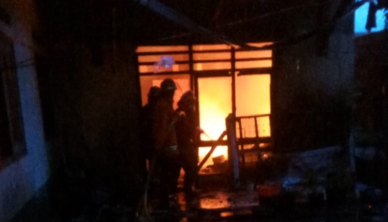 Rumah Dekat Polresta Bogor Kota Terbakar, Diduga akibat Korsleting Listrik