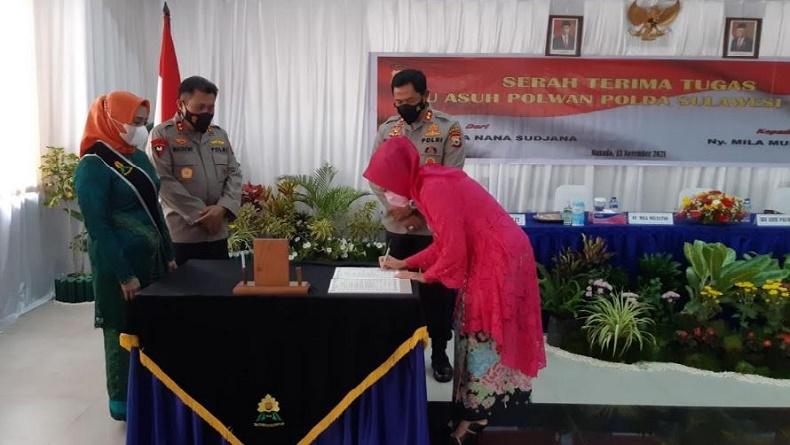 Resmi, Mila Mulyatno Emban Amanah Jadi Ibu Asuh Polwan Polda Sulut
