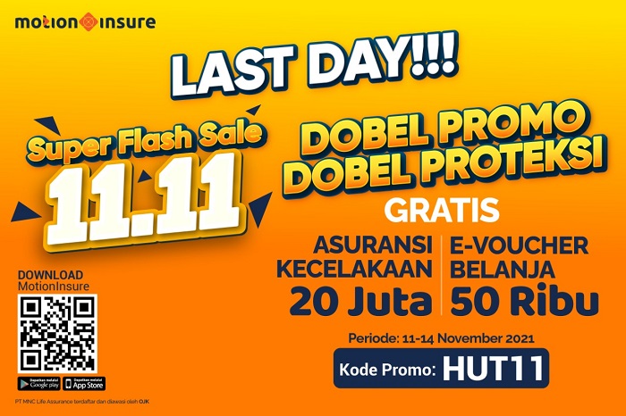  Hari Terakhir Super Flash Sale Serba Dobel dari MotionInsure, Cek di Sini