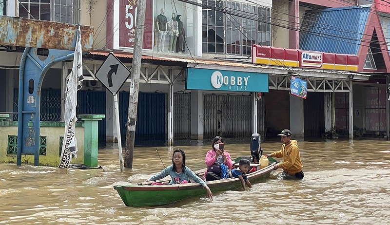 Ketapang Juga Dilanda Banjir, 15.927 Orang Terdampak
