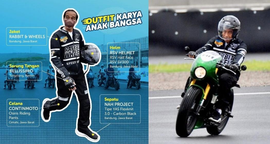 Pakai Produk Lokal, Ini Rincian Harga Outfit Presiden Jokowi di Sirkuit Mandalika