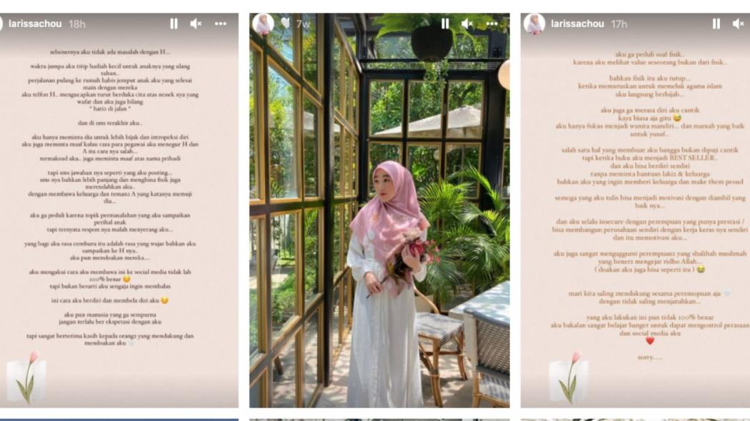 Dihina Henny Rahman lewat SMS, Larissa Chou Buka Suara: Cantik Tak Penting, Aku Fokus Jadi Perempuan Mandiri