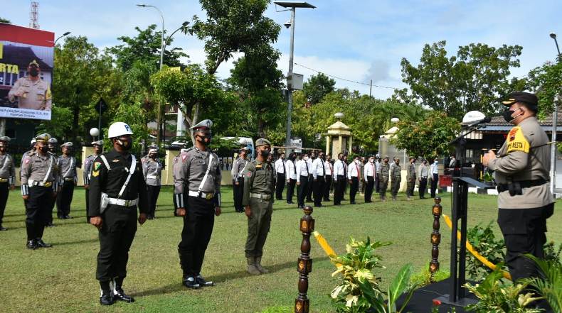 Gelar Pasukan Operasi Zebra Candi, Ini Pesan Kapolresta Solo 