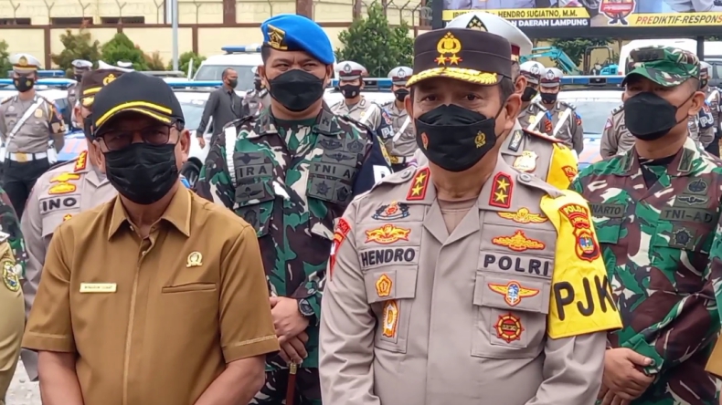 Amankan Natal dan Tahun Baru, Polda Lampung Terjunkan 2.900 Personel