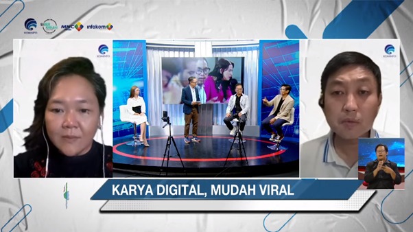 Kemkominfo dan GNLD Siberkreasi Gelar Live Webi+ Bertajuk Karya Digital Mudah Viral