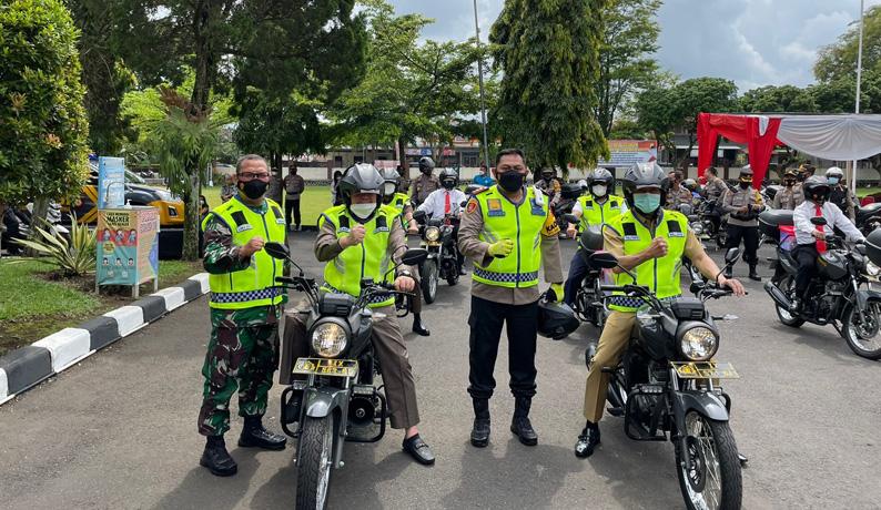 Operasi Zebra Candi 2021, Polres Salatiga Tindak Tegas Pengendara Motor Knalpot Brong