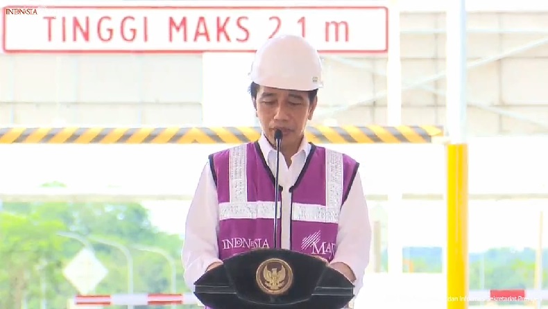 Resmikan Tol Serang–Panimbang, Jokowi Optimistis Ekonomi Banten Tumbuh