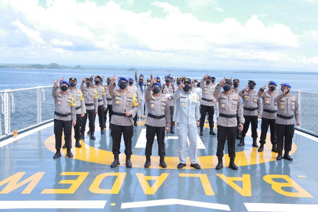 Kabaharkam Polri Patroli Udara dan Laut Cek Kesiapan Pengamanan WSBK