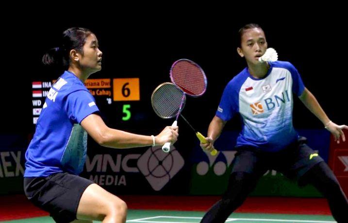 Hasil Indonesia Open 2021: Febriana/Amalia Ditekuk Wakil Jepang Dua Gim Langsung
