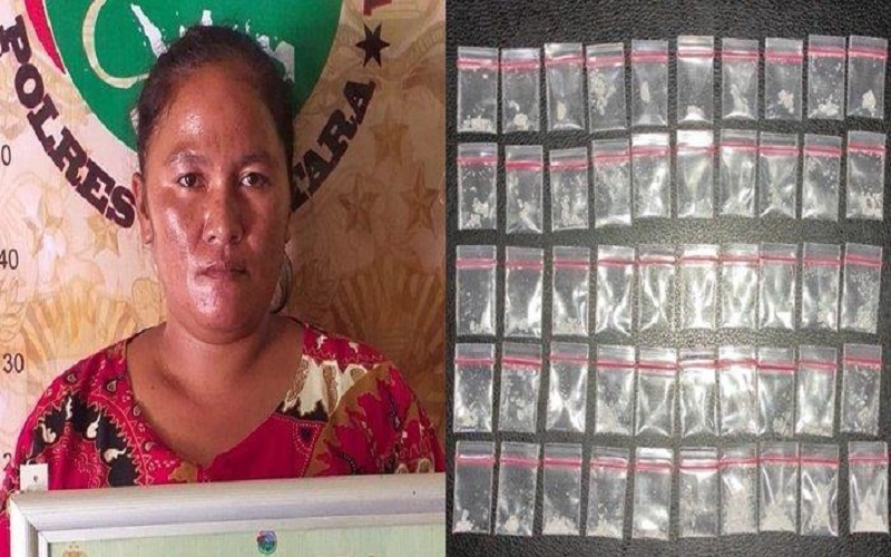 Ibu Rumah Tangga di Muratara Jadi Pengedar, Simpan Banyak Sabu di Drum Air