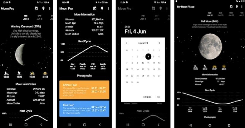 5 Aplikasi Fase Bulan Terbaik di Android, Bisa Tunjukkan Waktu Terbit dan Terbenam