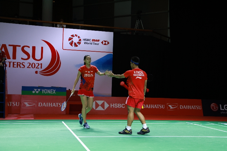 Hasil Indonesia Masters 2021: Tunjukkan Semangat Juang, Hafiz/Gloria Libas Duo Hong Kong