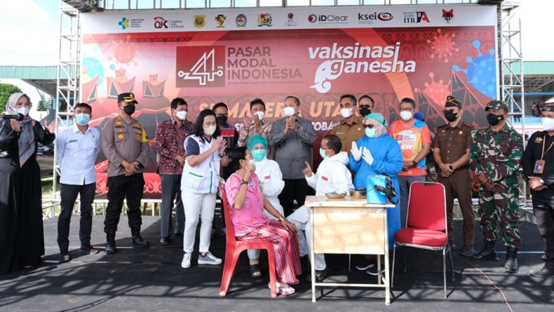 Rasio Vaksinasi Covid-19 di Sumut Masih 50 Persen