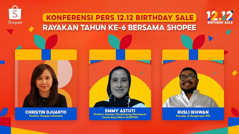 Shopee 12.12 Birthday Sale Kembali Digelar, Rayakan 6 Tahun Kebersamaan Shopee di Indonesia