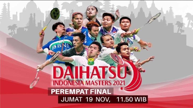 Dukung Wakil Merah Putih di Perempat Final Indonesia Masters 2021, Saksikan Live di iNews