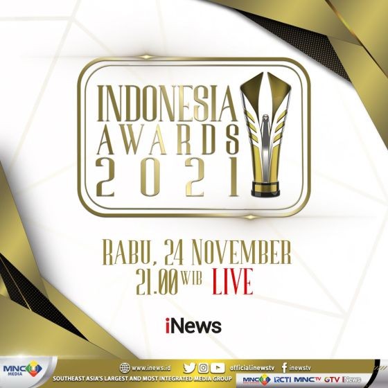 4 Hari Lagi Malam Puncak Indonesia Awards 2021, Saksikan Penghargaan Pemimpin dan Tokoh Nasional Hanya di iNews