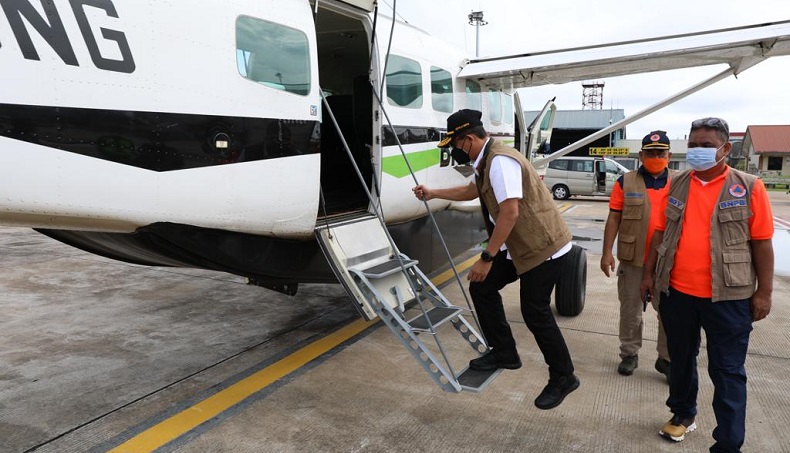 Tiga Hari Usai Dilantik, Kepala BNPB Mayjen Suharyanto Tinjau Banjir di Kalteng dan Kalbar