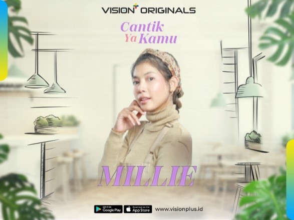 Ini 3 Karakter Millie si Barista Cantik tapi Jutek, Ikuti Original Series Cantik Ya Kamu di Vision+