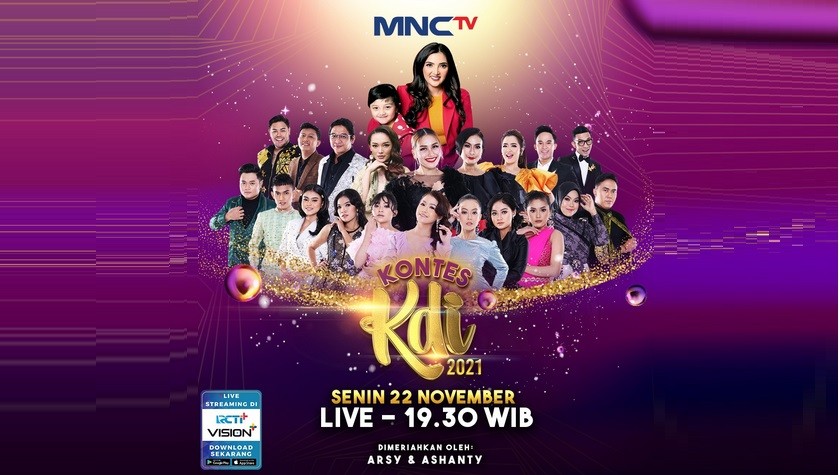 Besok Malam, Arsy dan Ashanty Bersama 11 Kontestan Ramaikan Panggung Kontes KDI 2021