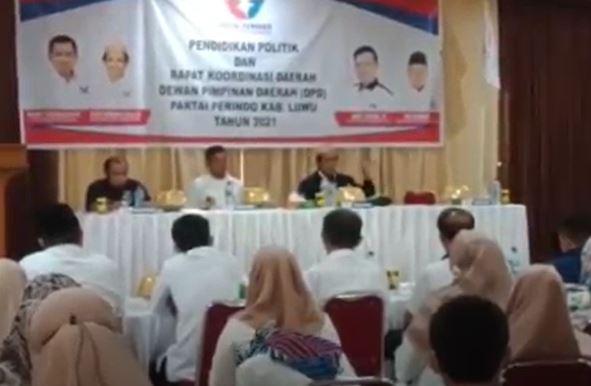 Gelar Rapat Koordinasi, DPD Perindo Luwu Targetkan Menang pada Pemilu 2024
